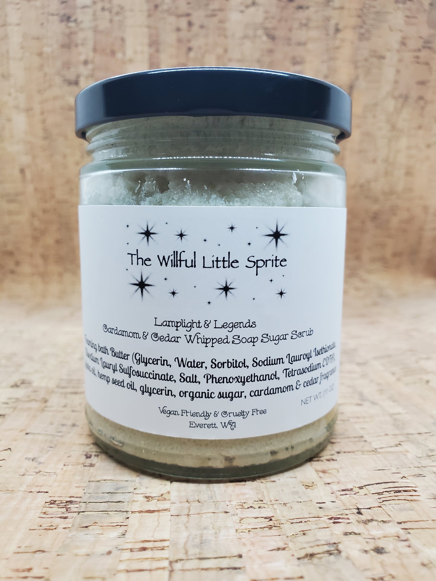 Lamplight & Legends - Cardamom & Cedar Whipped Soap Sugar Scrub