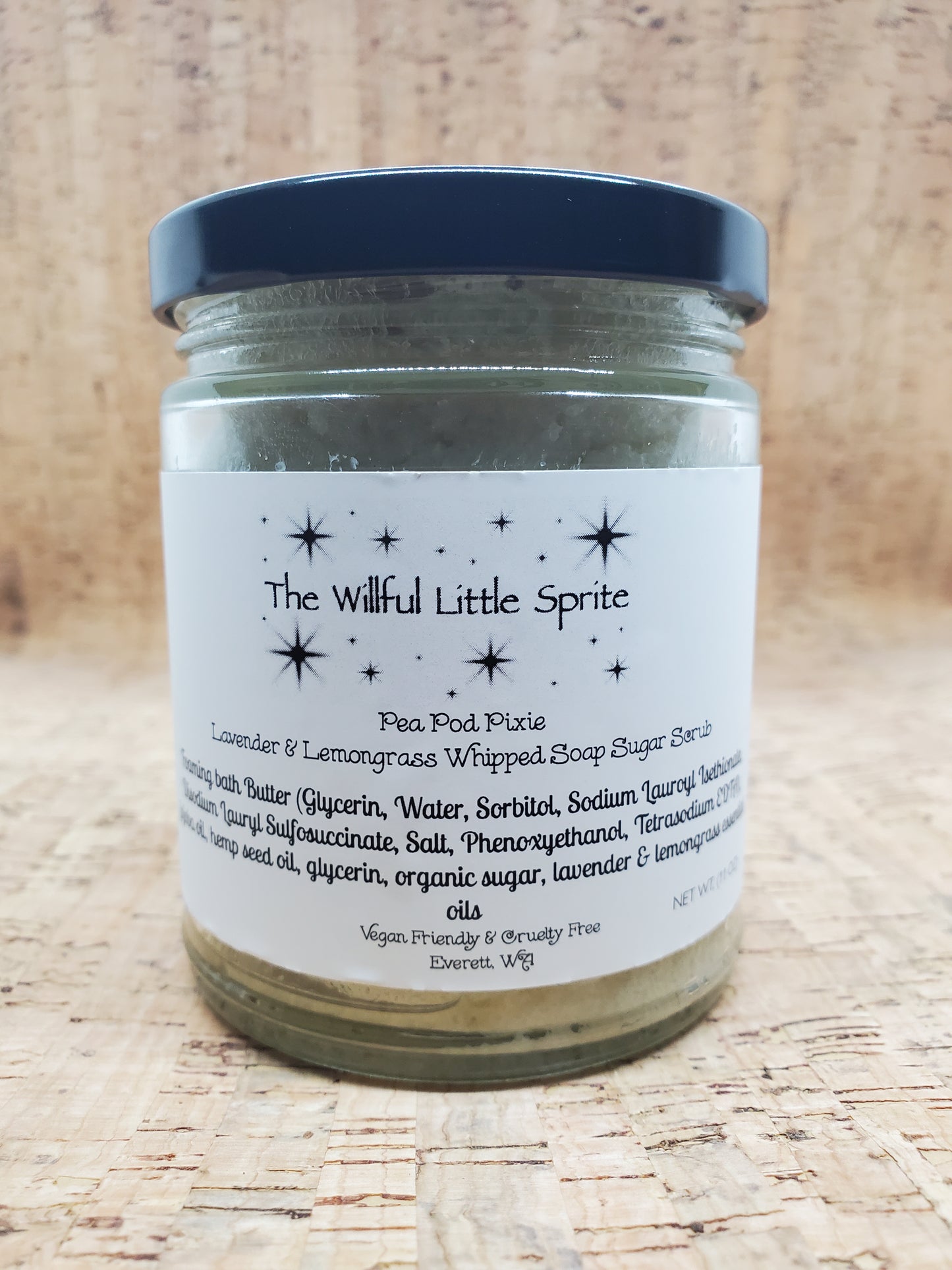 Pea Pod Pixie - Lavender & Lemongrass Whipped Soap Sugar Scrub